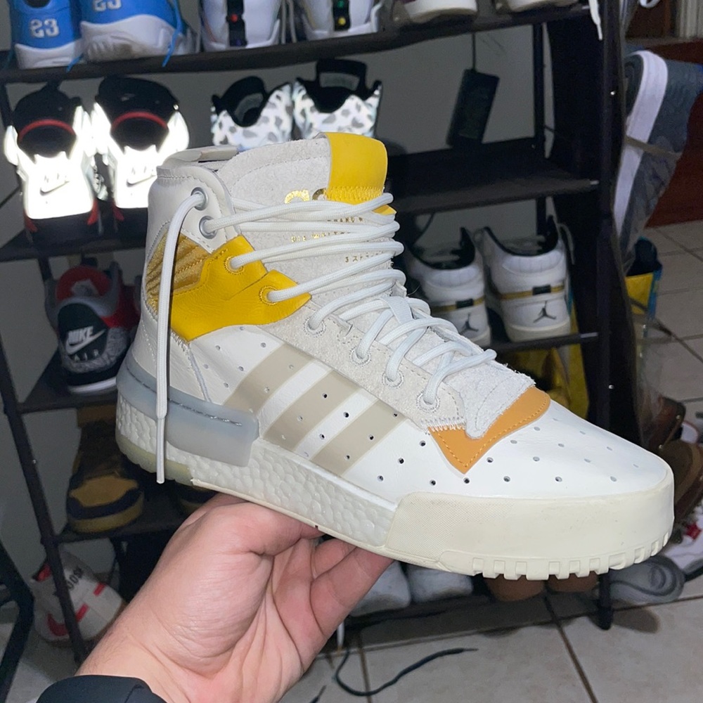 Adidas Rivalry RM White Mustard Sneakers